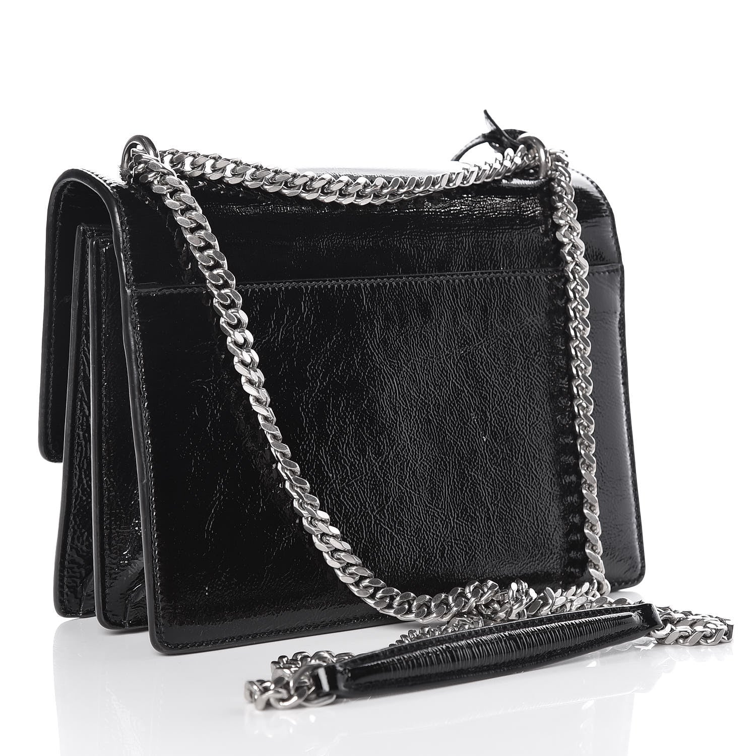 Saint Laurent Patent Medium Monogram Sunset Black 4 of 12