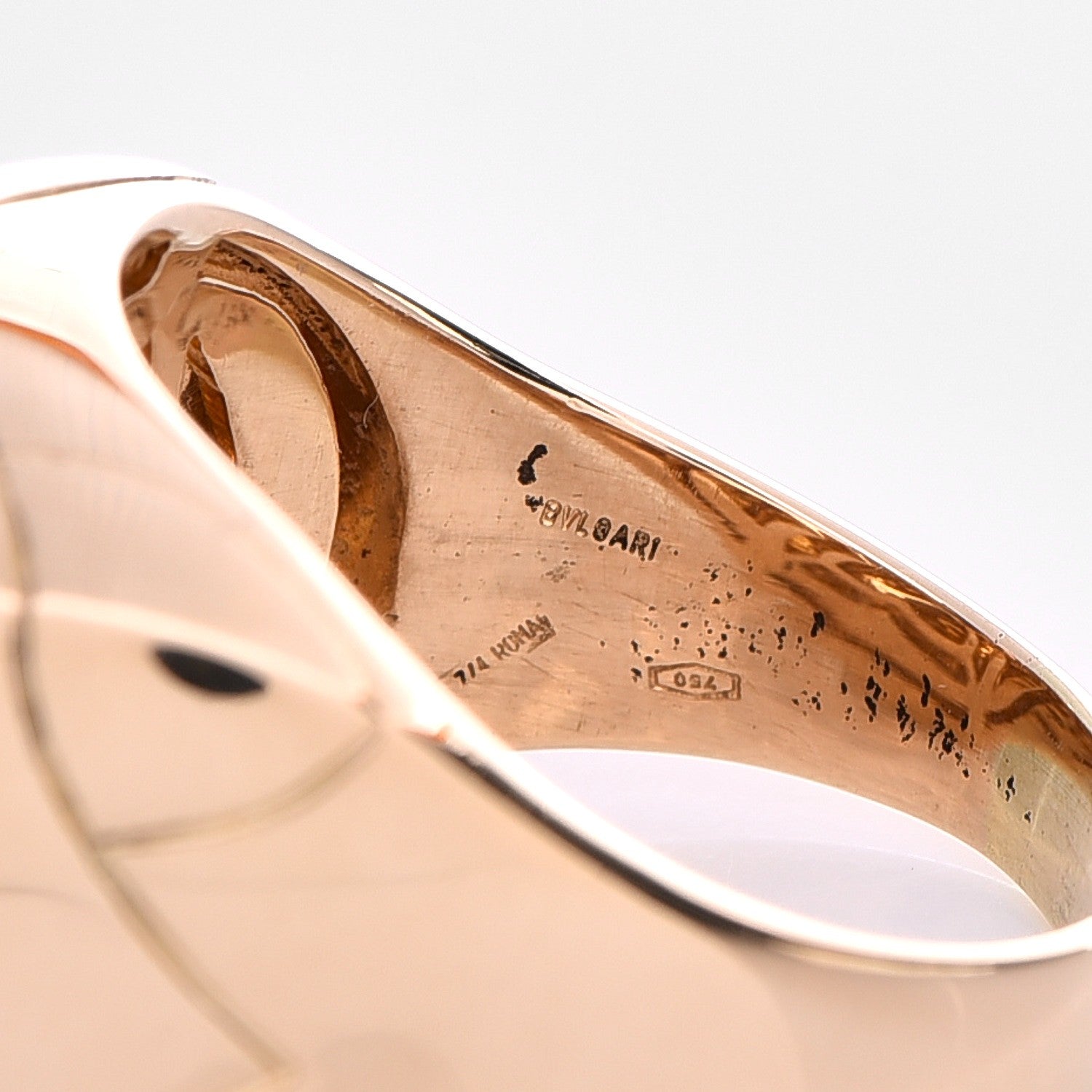 Bulgari 18K Yellow Gold Piramide Ring 9 4 of 5