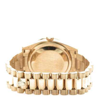 Rolex 18K Yellow Gold Diamond Bezel 36mm Oyster Perpetual Day-Date President Watch Champagne 118238 4 of 6