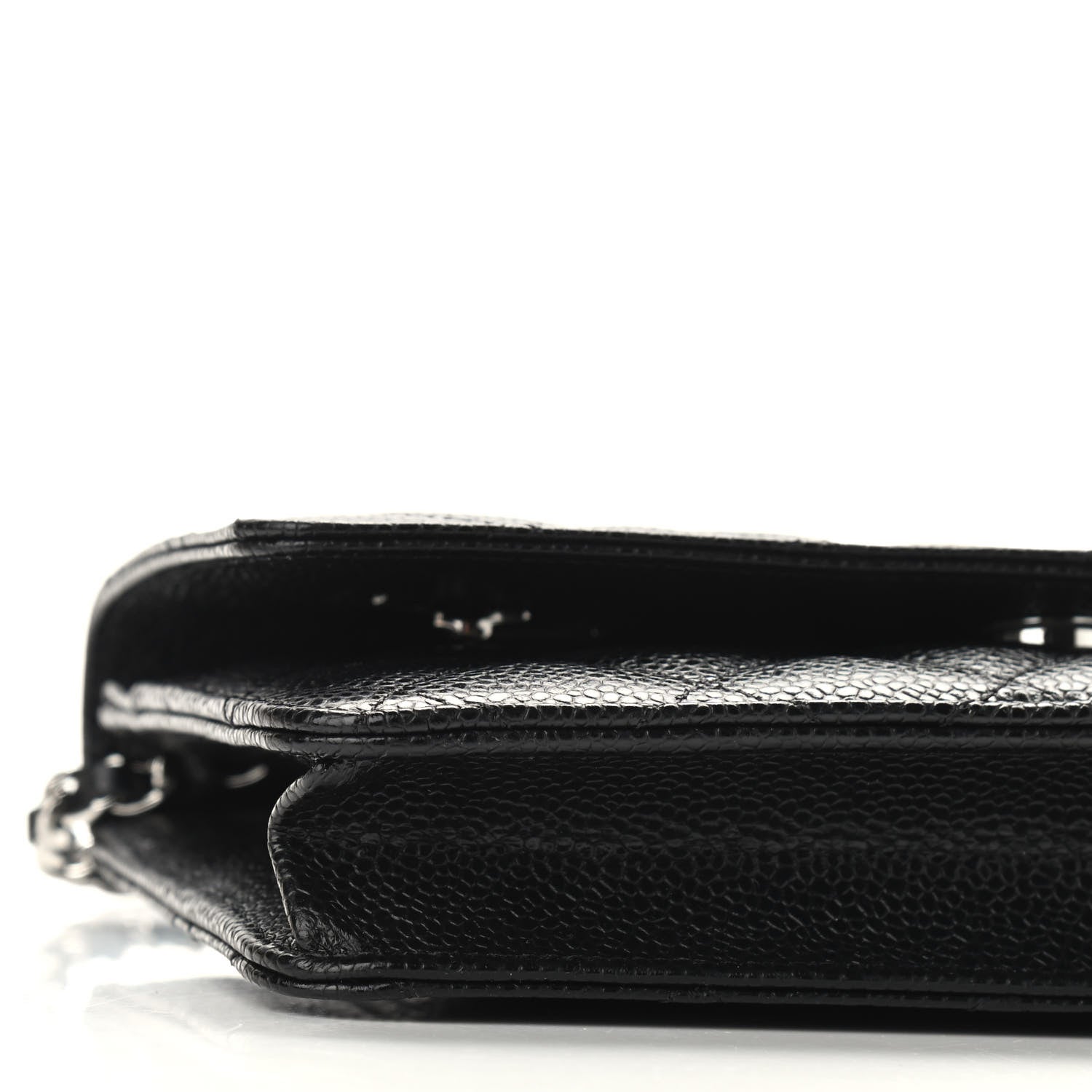 Chanel Caviar Quilted Wallet On Chain WOC Black 9 of 10