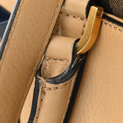 Fendi Calfskin Studded Medium B Fab Drawstring Tote Miel Scuro 17 of 18