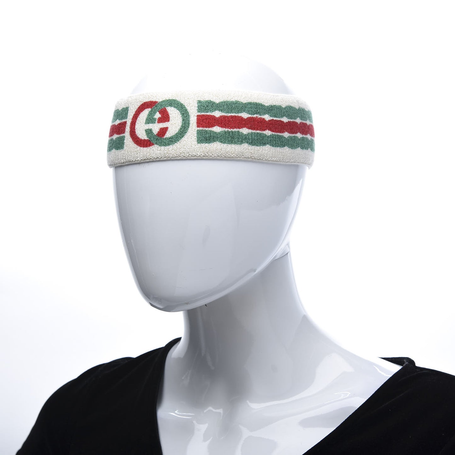 Cotton Interlocking G Headband and Wrist Set M Multicolor