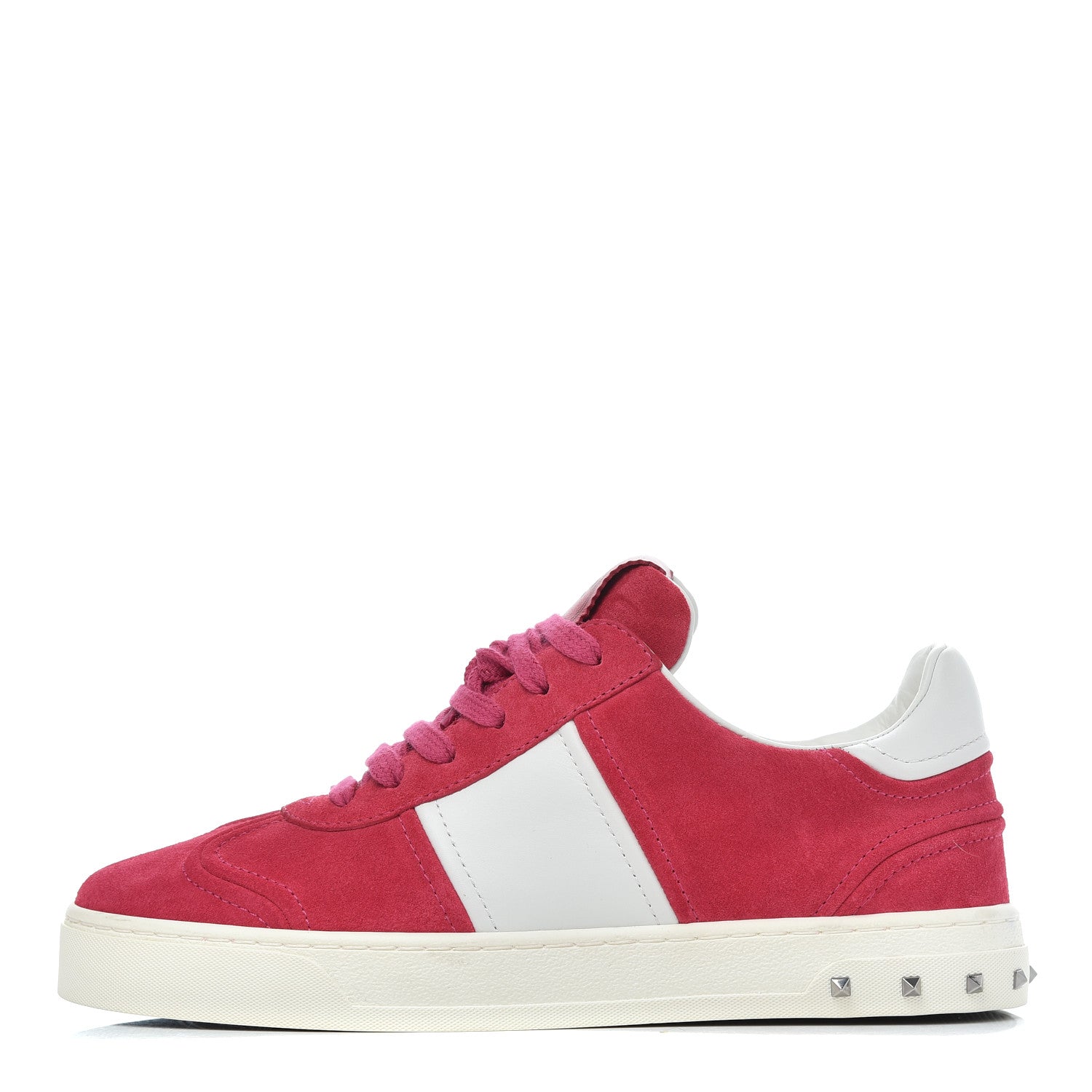 Valentino Garavani Suede Flycrew Sneakers 37 Pink 1 of 17