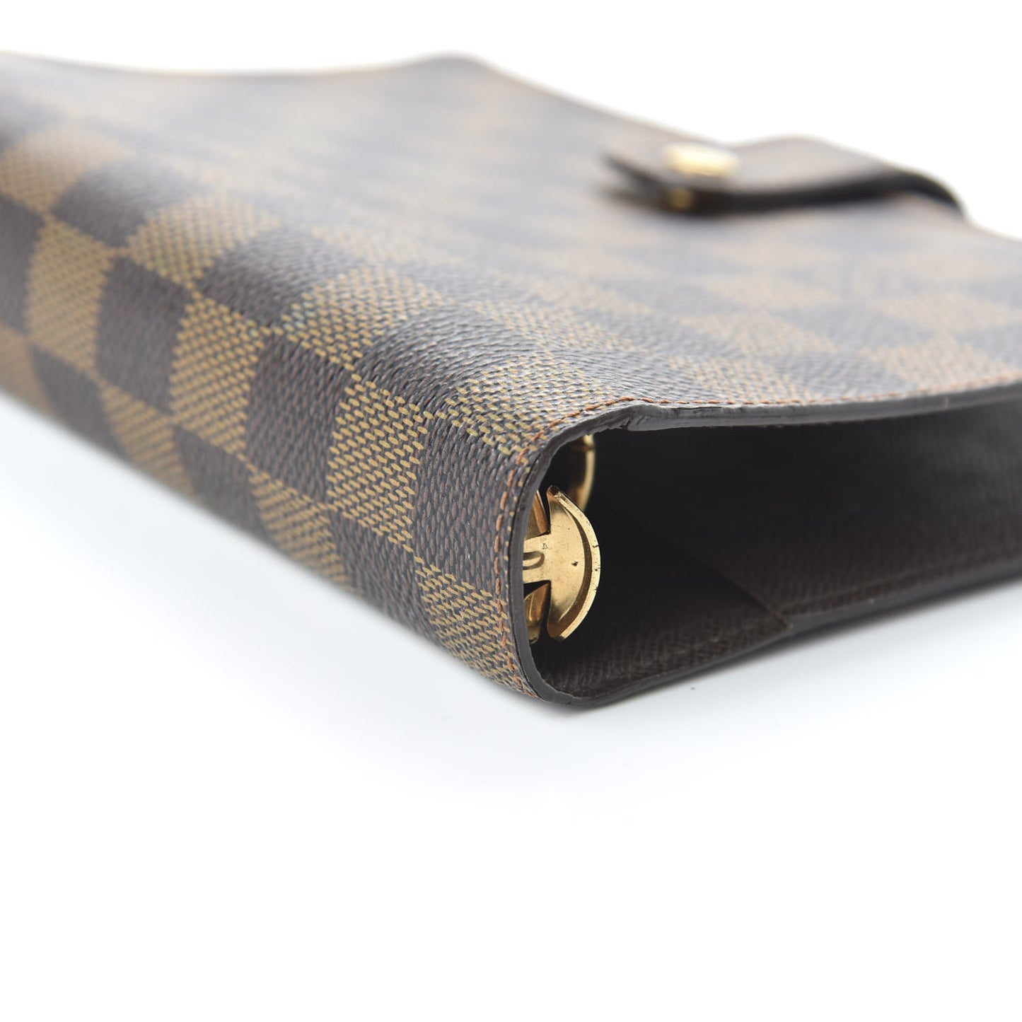 Damier Ebene Medium Ring Agenda Cover