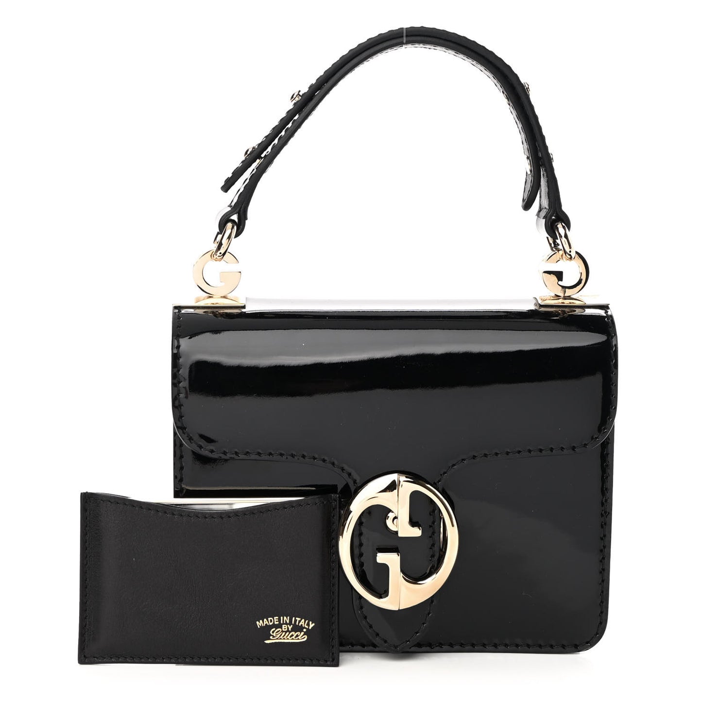 Patent 1973 Flap Bag Black