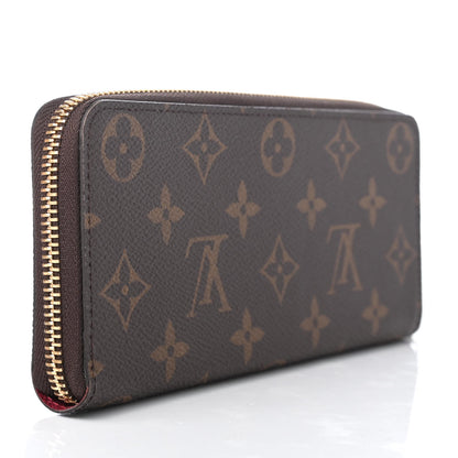 Louis Vuitton Monogram Clemence Wallet Fuchsia 3 of 7