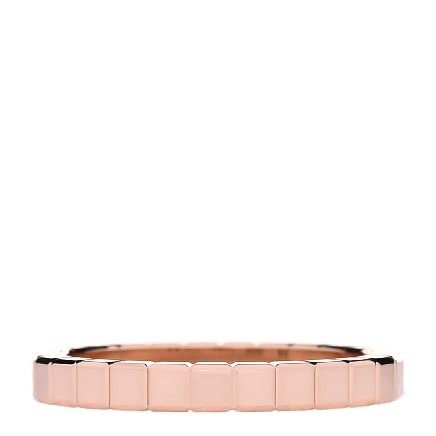 Chopard 18K Rose Gold Diamond Ice Cube Band Ring 51 5.75 3 of 7