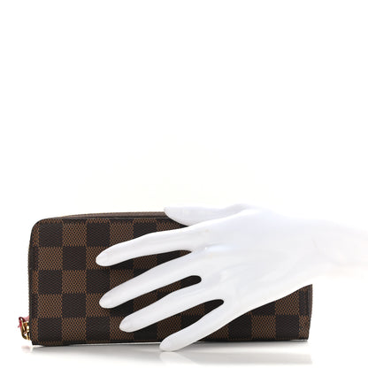 Louis Vuitton Damier Ebene Clemence Wallet 2 of 8