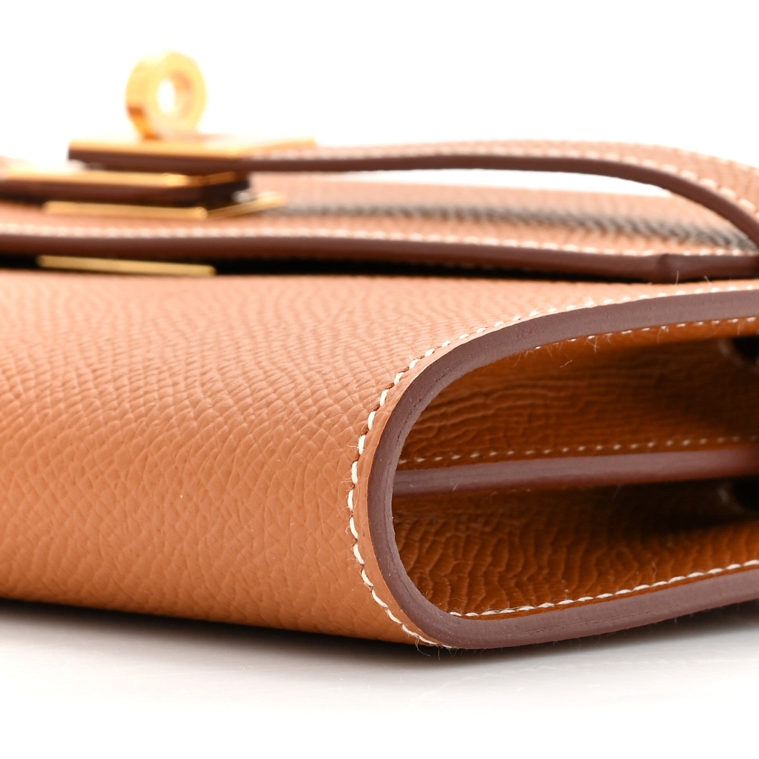 Hermes Epsom Kelly Wallet To Go Gold 9 of 11