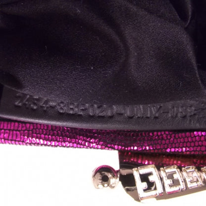 Fendi Satin Ruffled Borderline Clutch 9 of 9