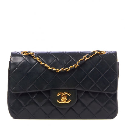 Chanel Lambskin Quilted Small Double Flap Black 1 of 9