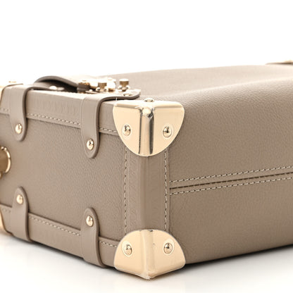 Louis Vuitton Calfskin Side Trunk MM Taupe 8 of 10