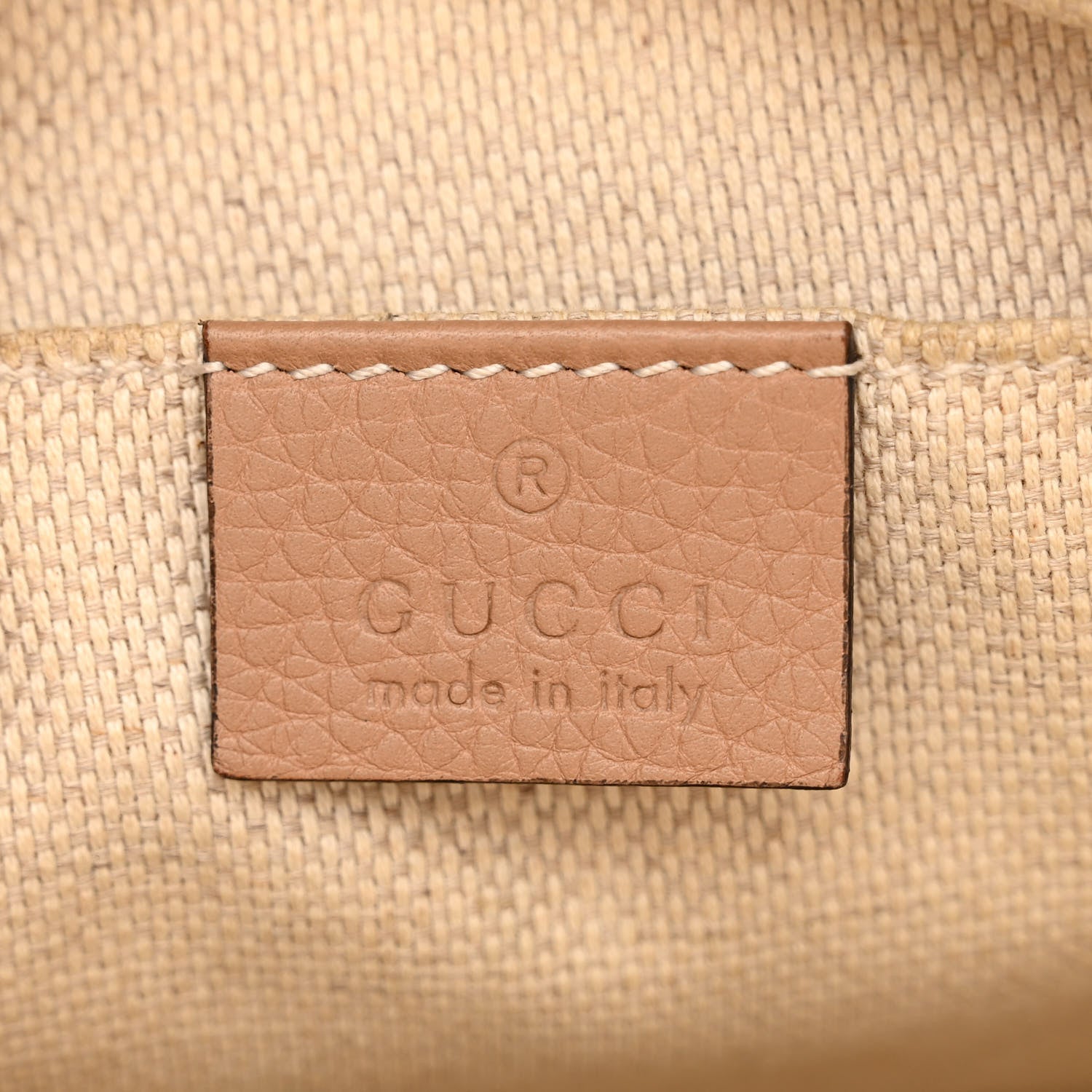 Gucci Pebbled Calfskin Small Soho Disco Bag Camelia 6 of 15