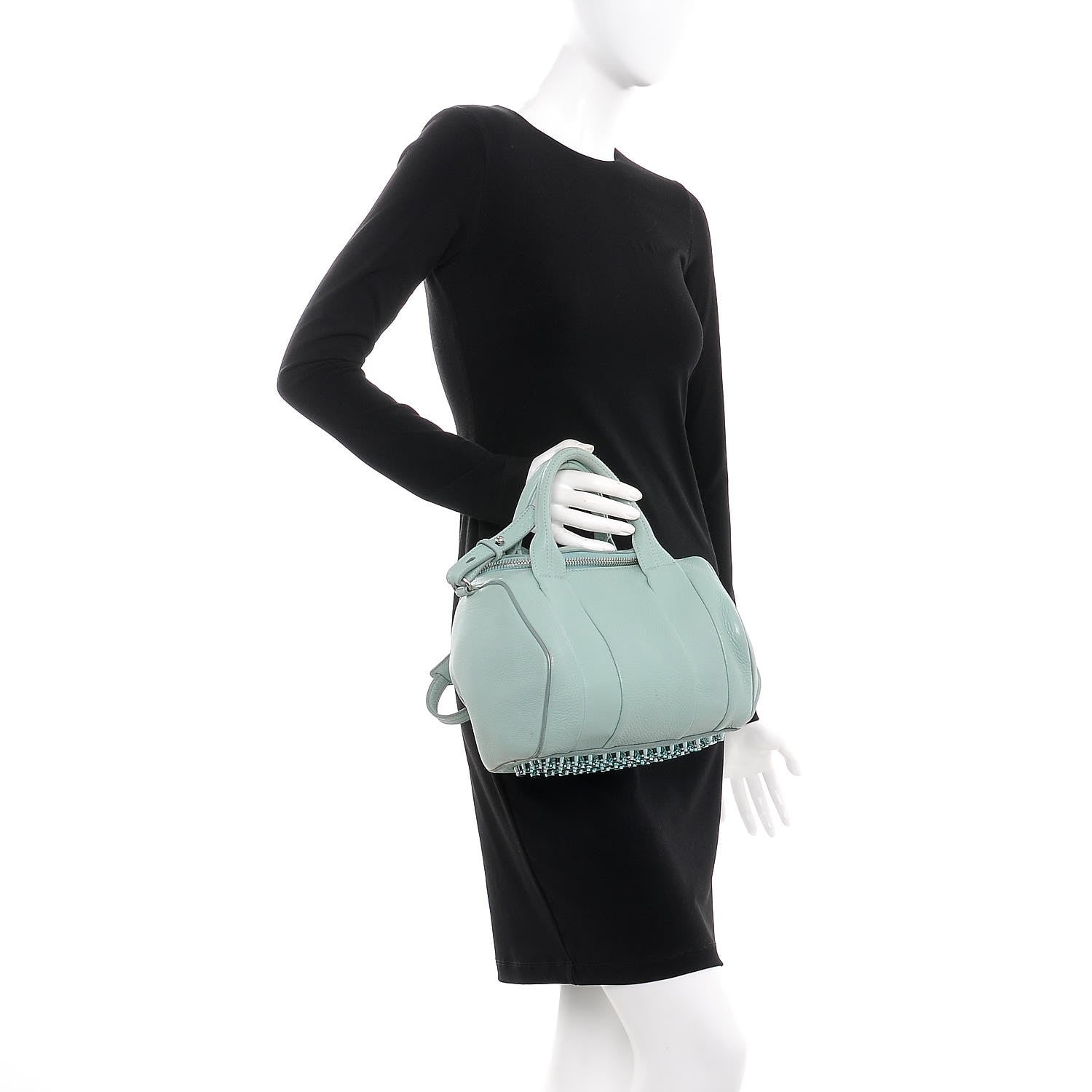 Alexander Wang Pebbled Lambskin Mini Rockie Bag Peppermint 3 of 12