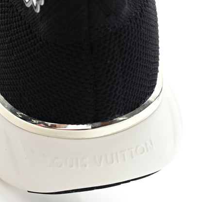 Louis Vuitton Stretch Fabric LV Black Heart Sock Sneaker 37.5 Black 10 of 10