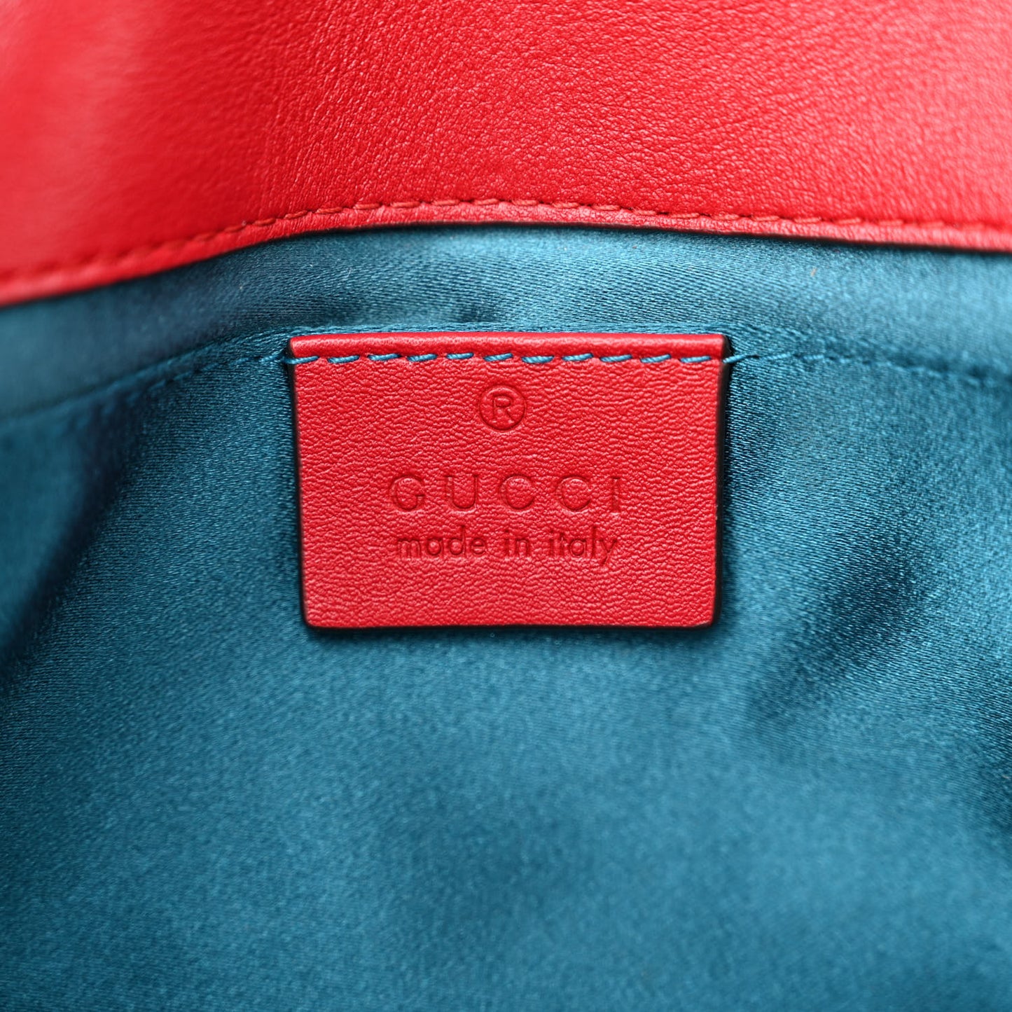 Velvet Matelasse Mini GG Marmont Shoulder Bag Hibiscus Red