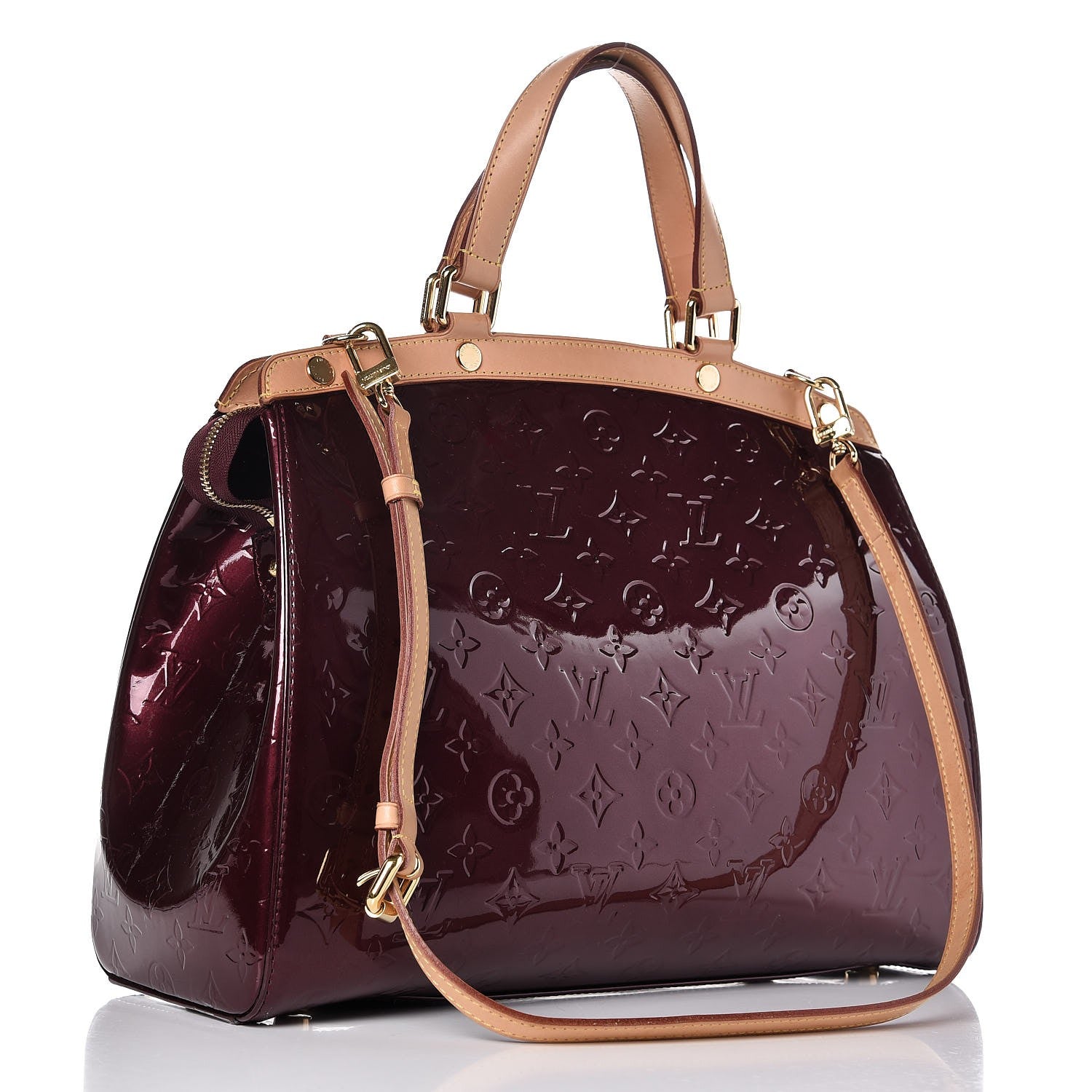 Louis Vuitton Vernis Brea GM Rouge Fauviste 4 of 16