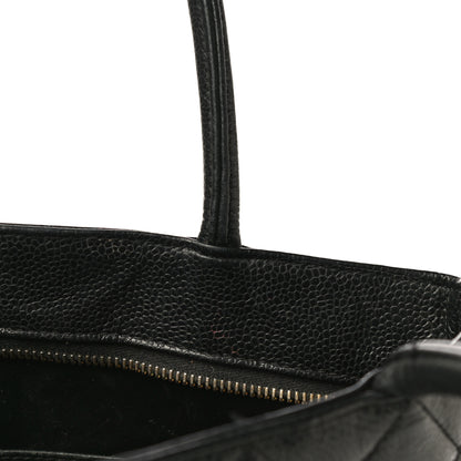 Chanel Caviar Quilted Medallion Tote Black 18 of 24