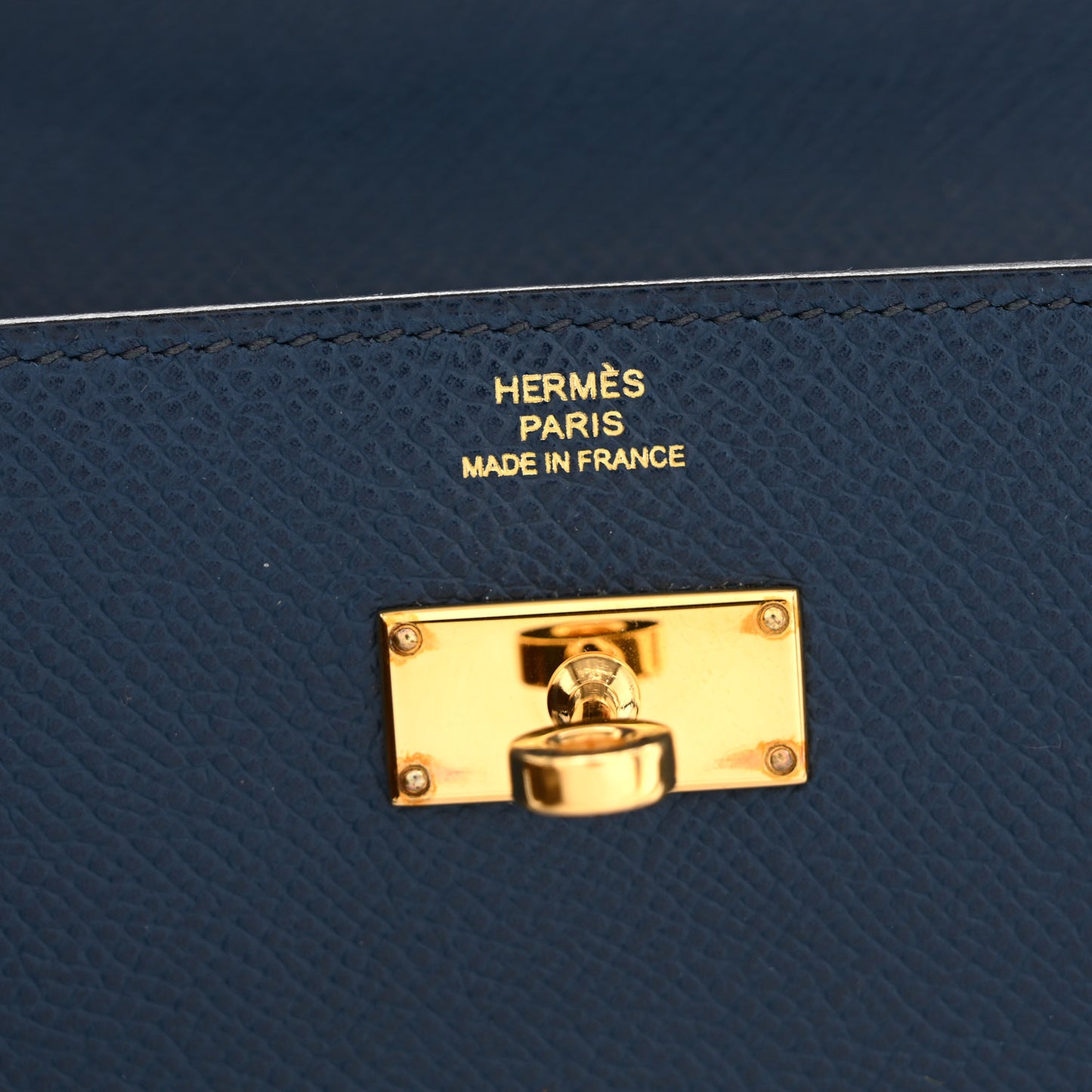 Epsom Kelly Longue Wallet Bleu de Prusse