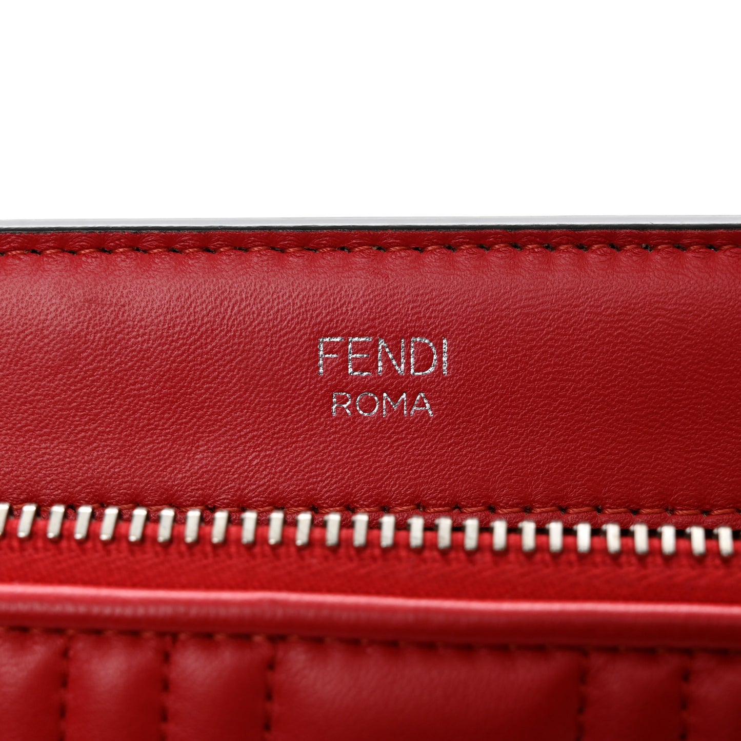 Shiny Nappa Trapuntata Small DotCom Click Chain Satchel Rojo