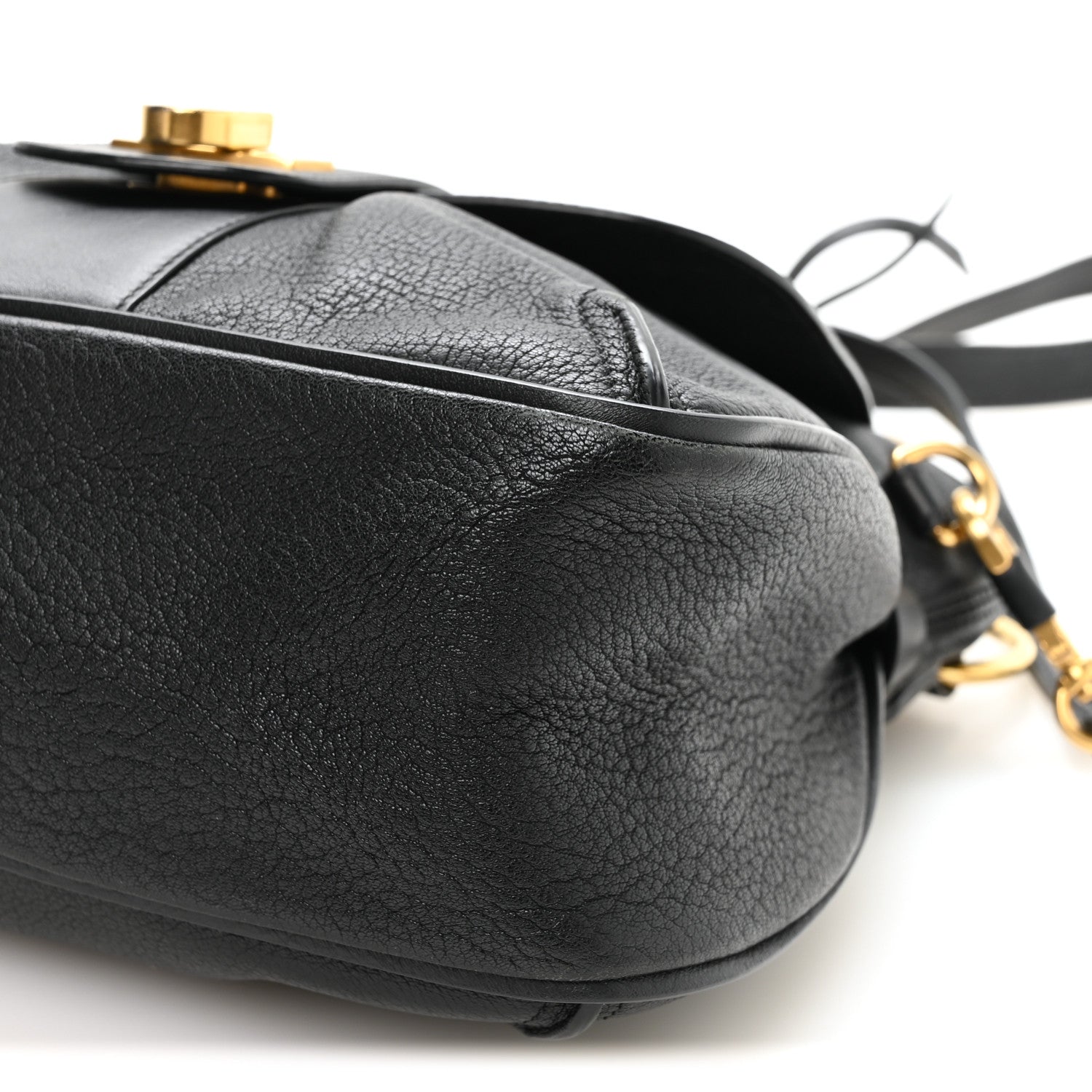 Chloe Grained Lambskin Calfskin Small Lexa Shoulder Bag Black 10 of 10