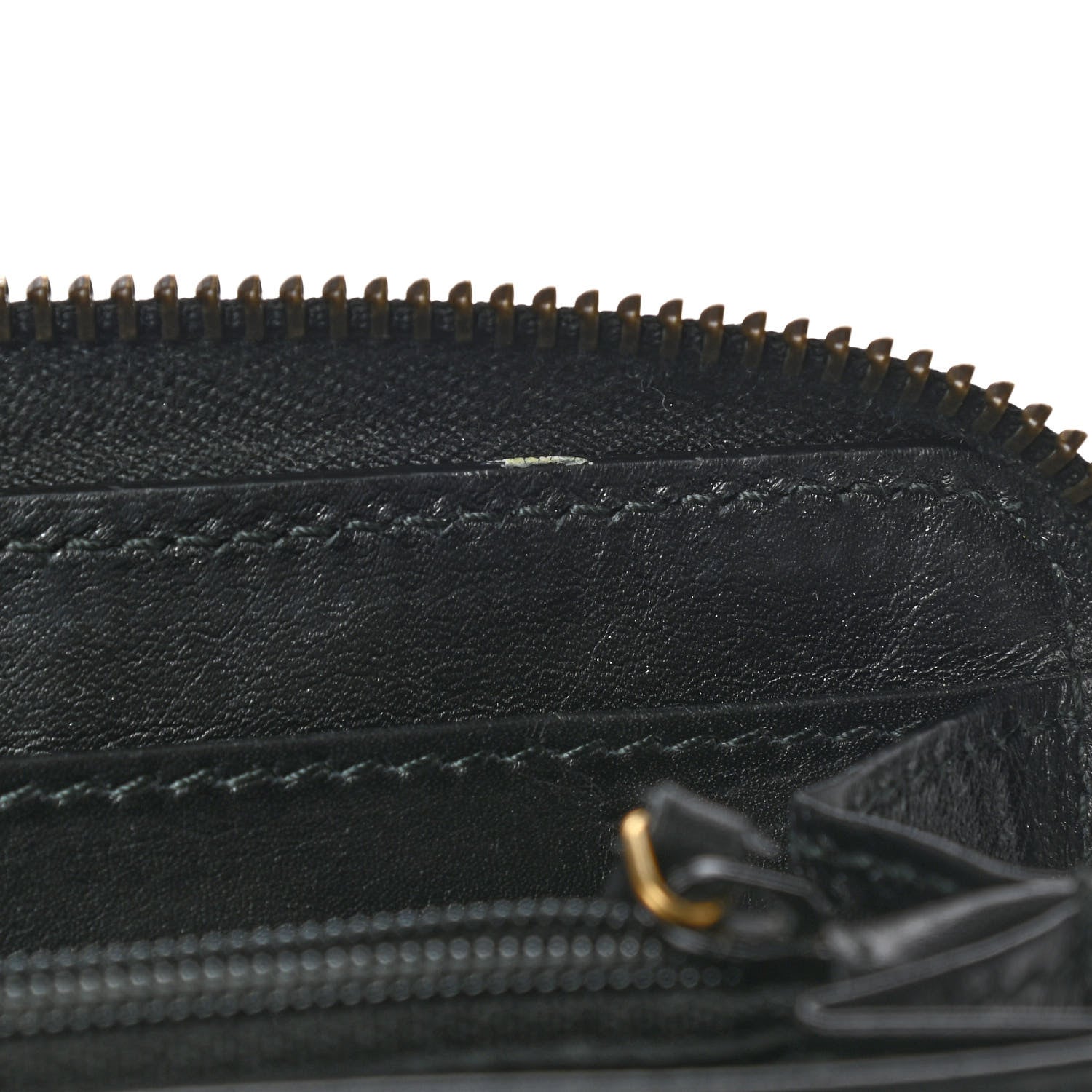 Gucci Calfskin Matelasse GG Marmont Zip Around Organizer Wallet Black 7 of 10