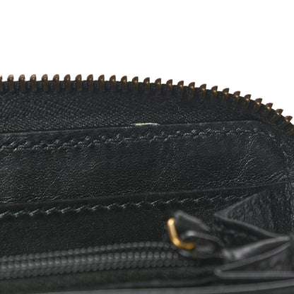 Gucci Calfskin Matelasse GG Marmont Zip Around Organizer Wallet Black 7 of 10