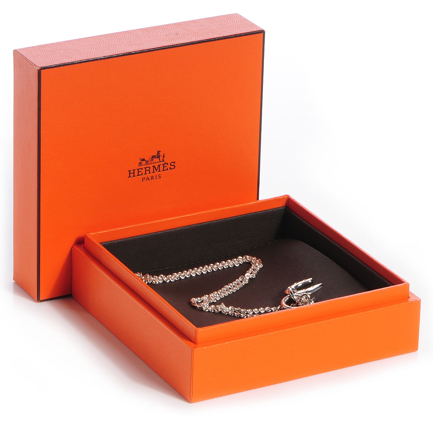 Sterling Silver Horseshoe Toggle Necklace