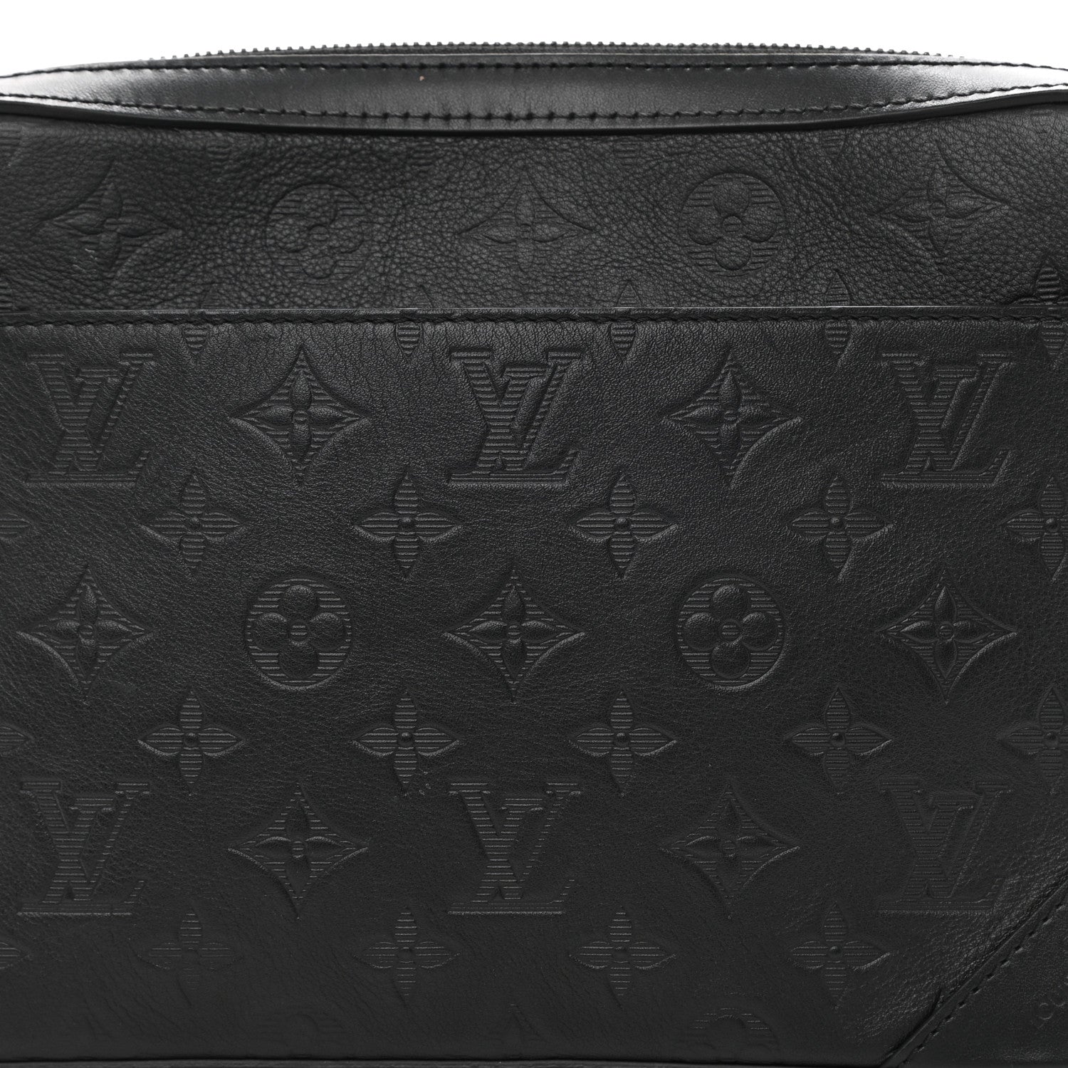Louis Vuitton Calfskin Monogram Shadow Duo Messenger Black 9 of 11