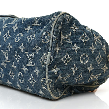 Louis Vuitton Monogram Denim Neo Speedy Blue 11 of 13