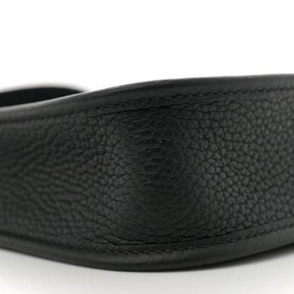 Hermes Taurillon Clemence Evelyne TPM Black 9 of 11