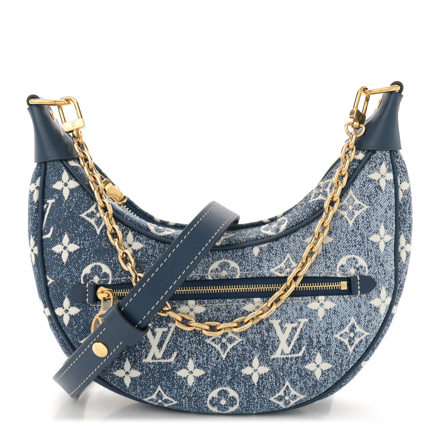Monogram Jacquard Denim Loop Bleu