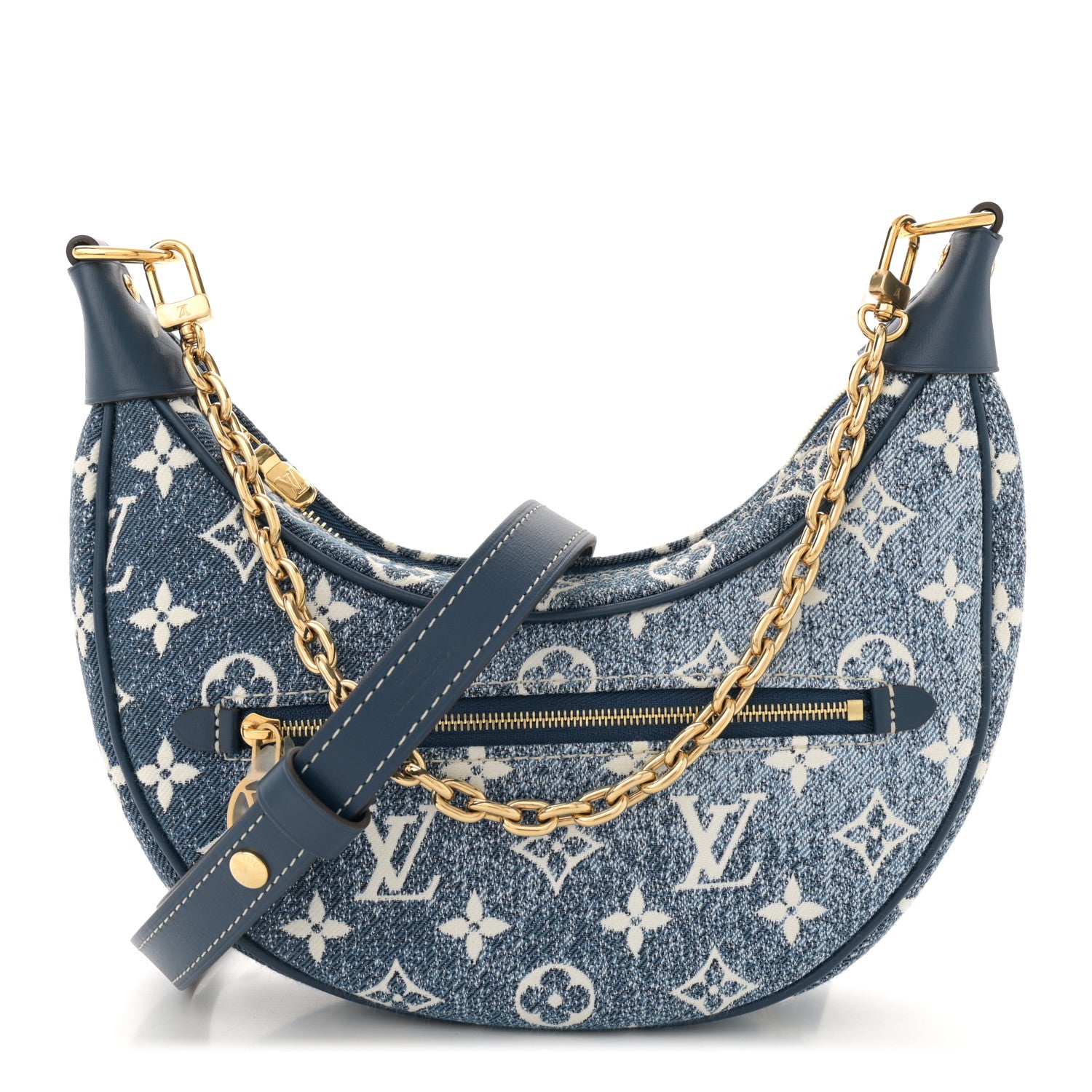 Louis Vuitton Monogram Jacquard Denim Loop Bleu 1 of 9