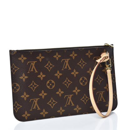 Louis Vuitton Monogram Neverfull MM GM Pochette 3 of 9