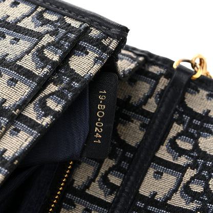 Christian Dior Oblique 30 Montaigne 2-In-1 Pouch Blue 6 of 10