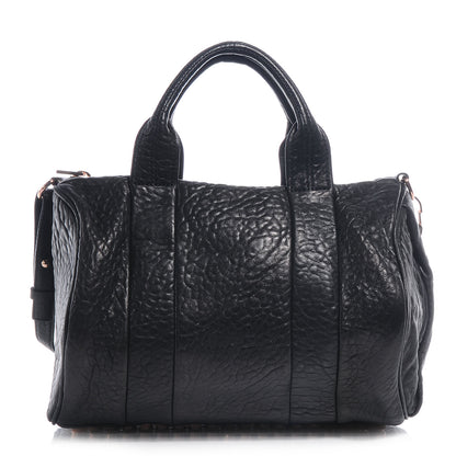 Alexander Wang Leather Rocco w Rose Gold Hardware Black 1 of 7
