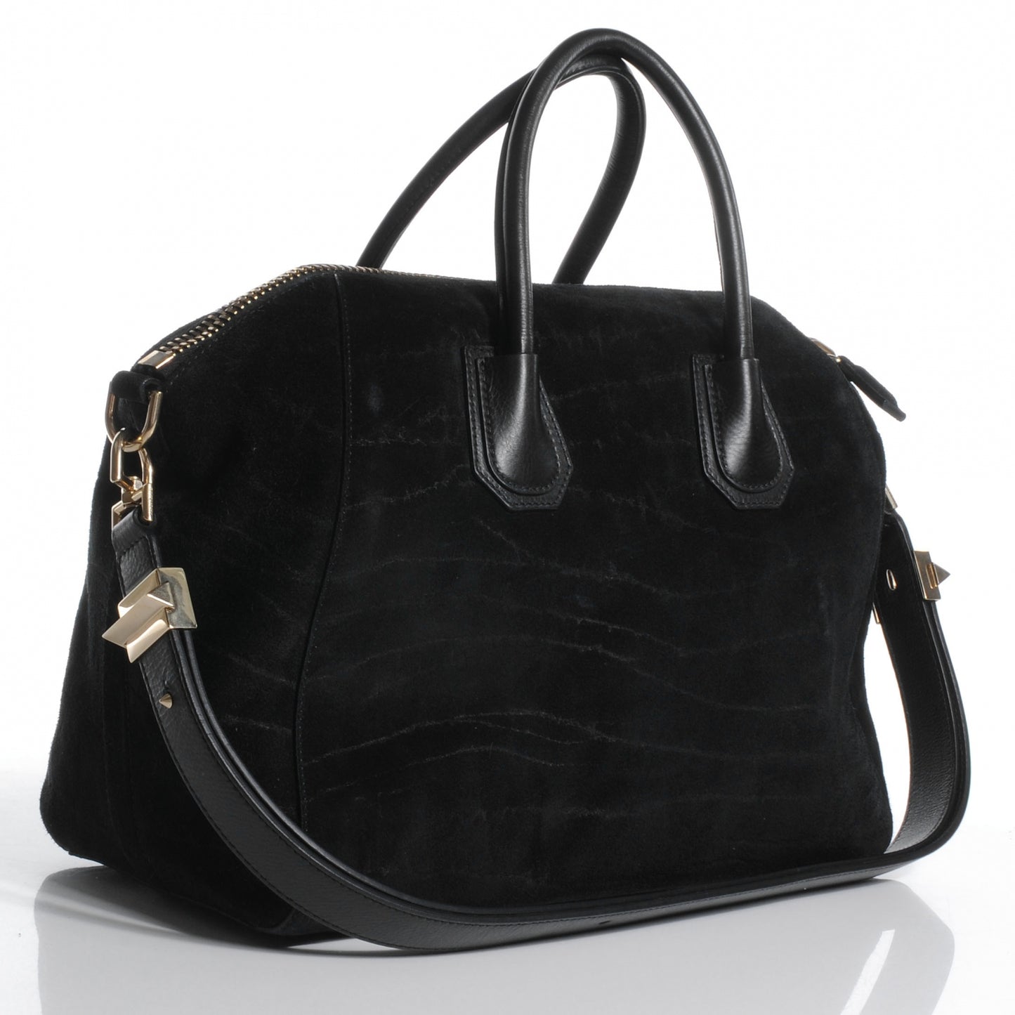 Suede Medium Antigona Black