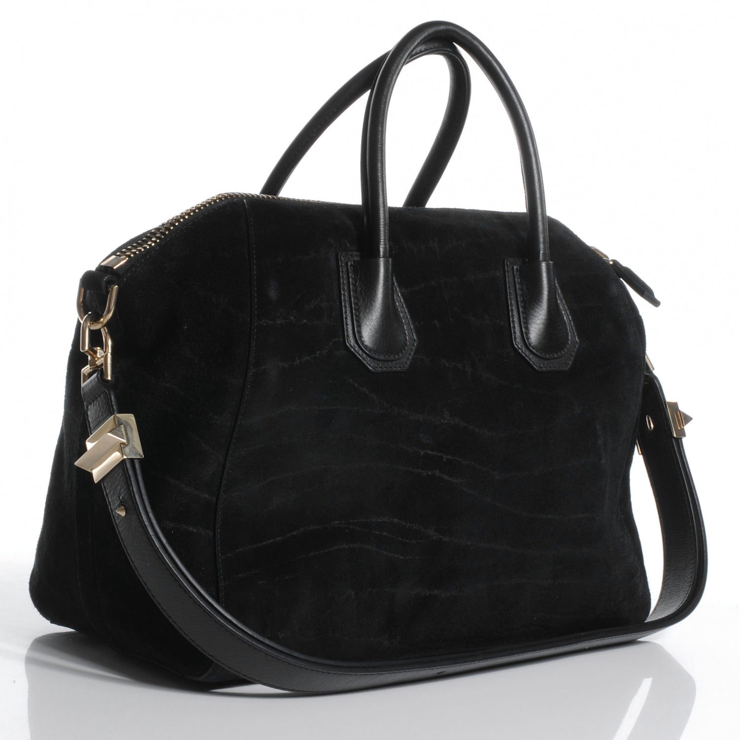 Givenchy Suede Medium Antigona Black 3 of 7