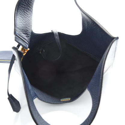Tom Ford Calfskin Small Alix Padlock Zip Shoulder Bag Sapphire Blue 6 of 14