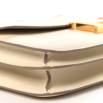 Hermes Epsom Horseshoe Constance Elan 25 Craie 10 of 11