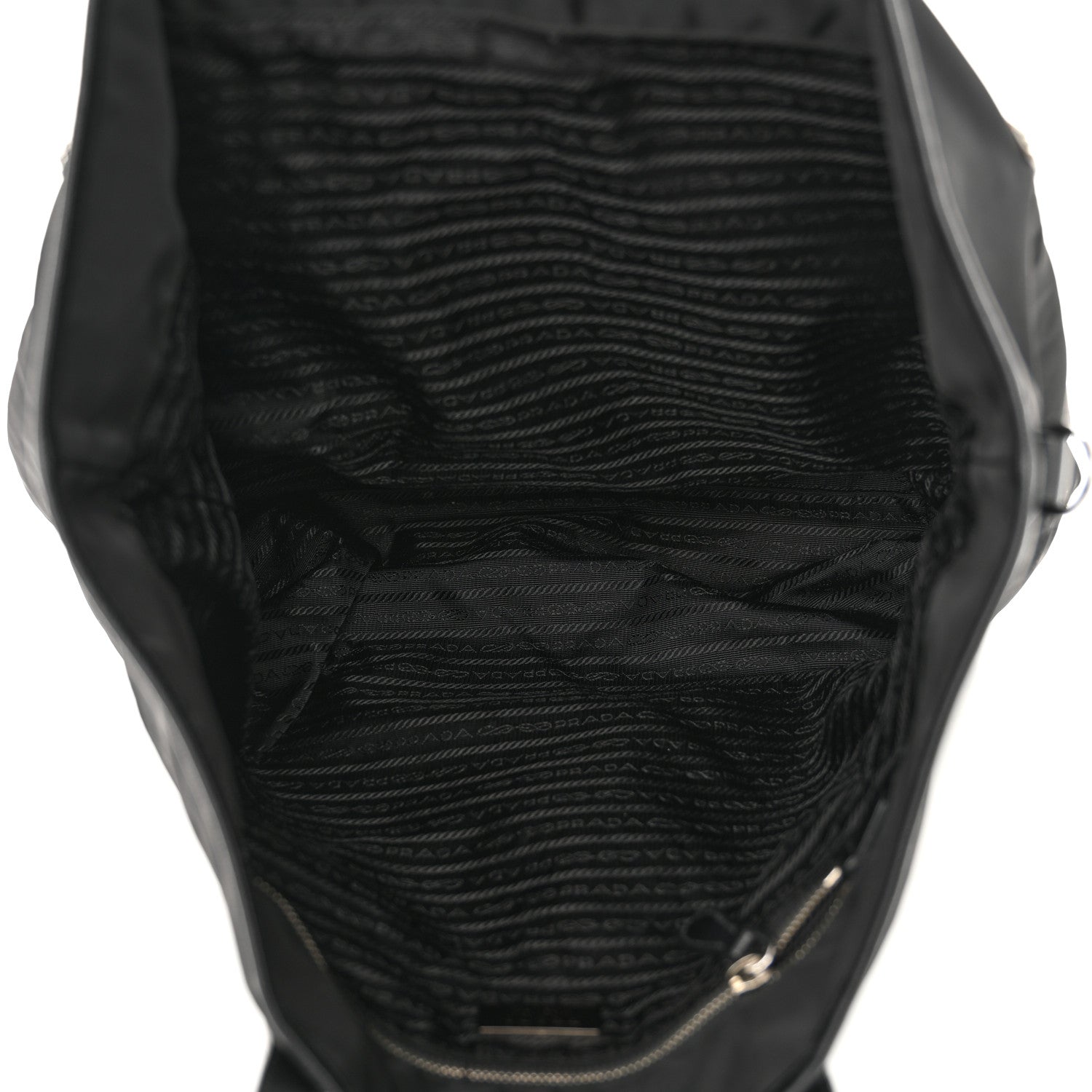 Prada Tessuto Nylon Robot Tote Black 5 of 11