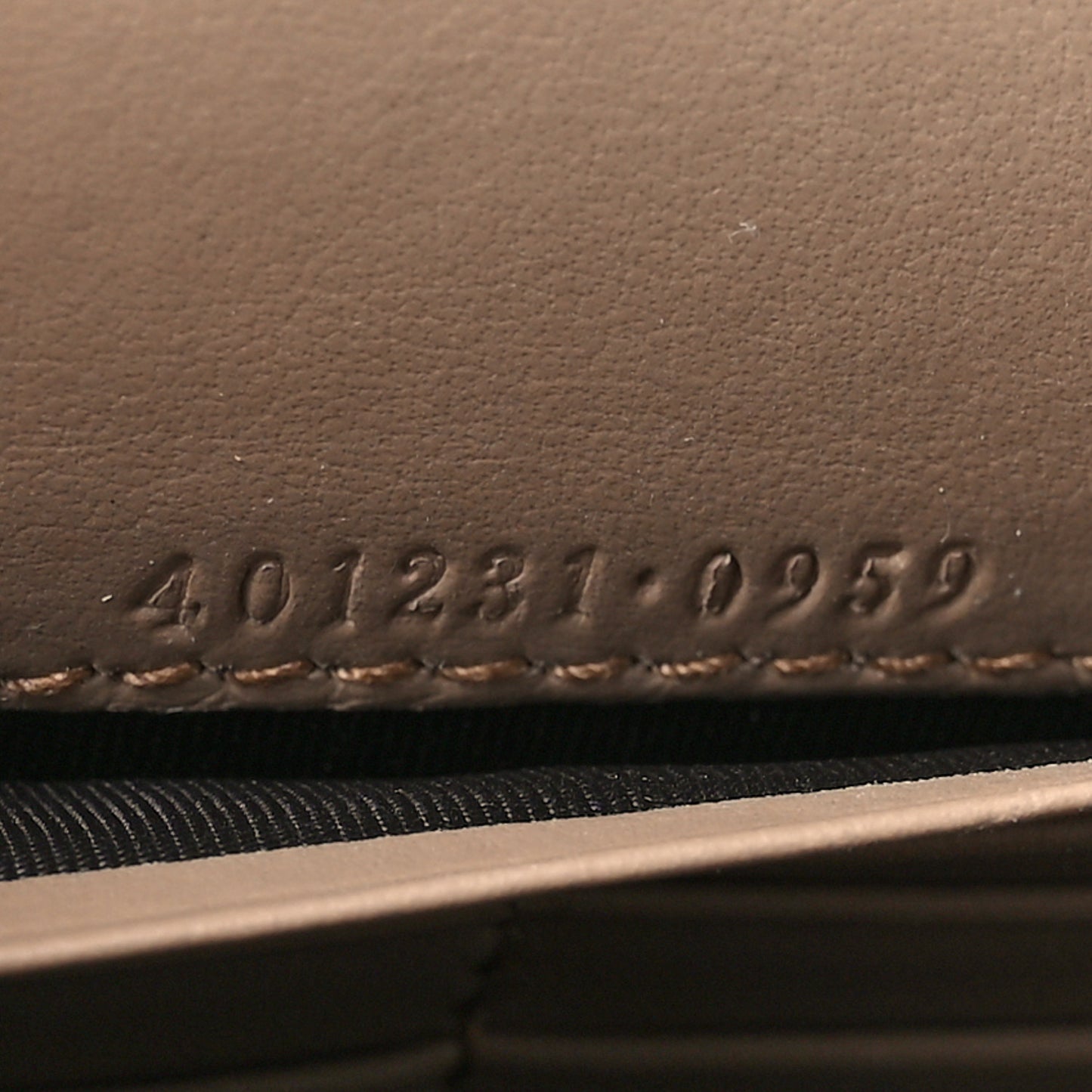 GG Supreme Monogram Mini Dionysus Chain Wallet Beige Taupe