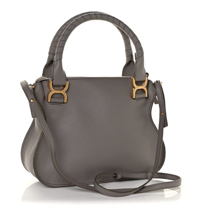 Chloe Calfskin Small Marcie Satchel Cashmere Grey 3 of 10