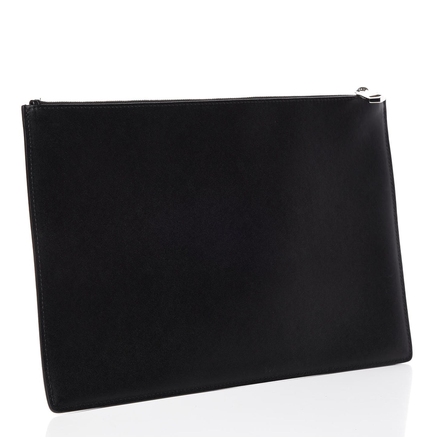 Calfskin I Feel Love Large Pouch Black