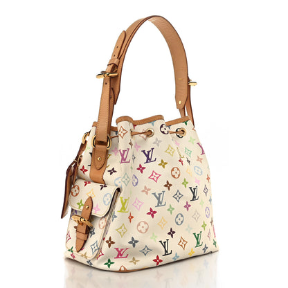 Louis Vuitton Monogram Multicolor Petit Noe White 3 of 15