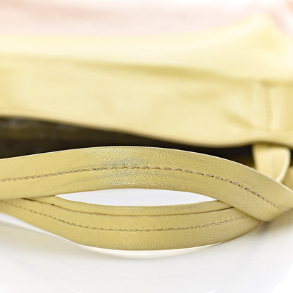 Celine Smooth Lambskin Small Vertical Bi-Cabas Beige Yellow 26 of 27