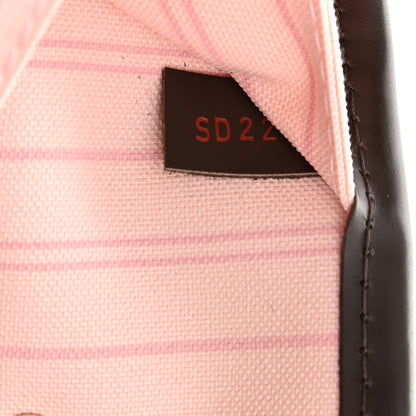Louis Vuitton Damier Ebene Neo Neverfull MM Rose Ballerine 8 of 11