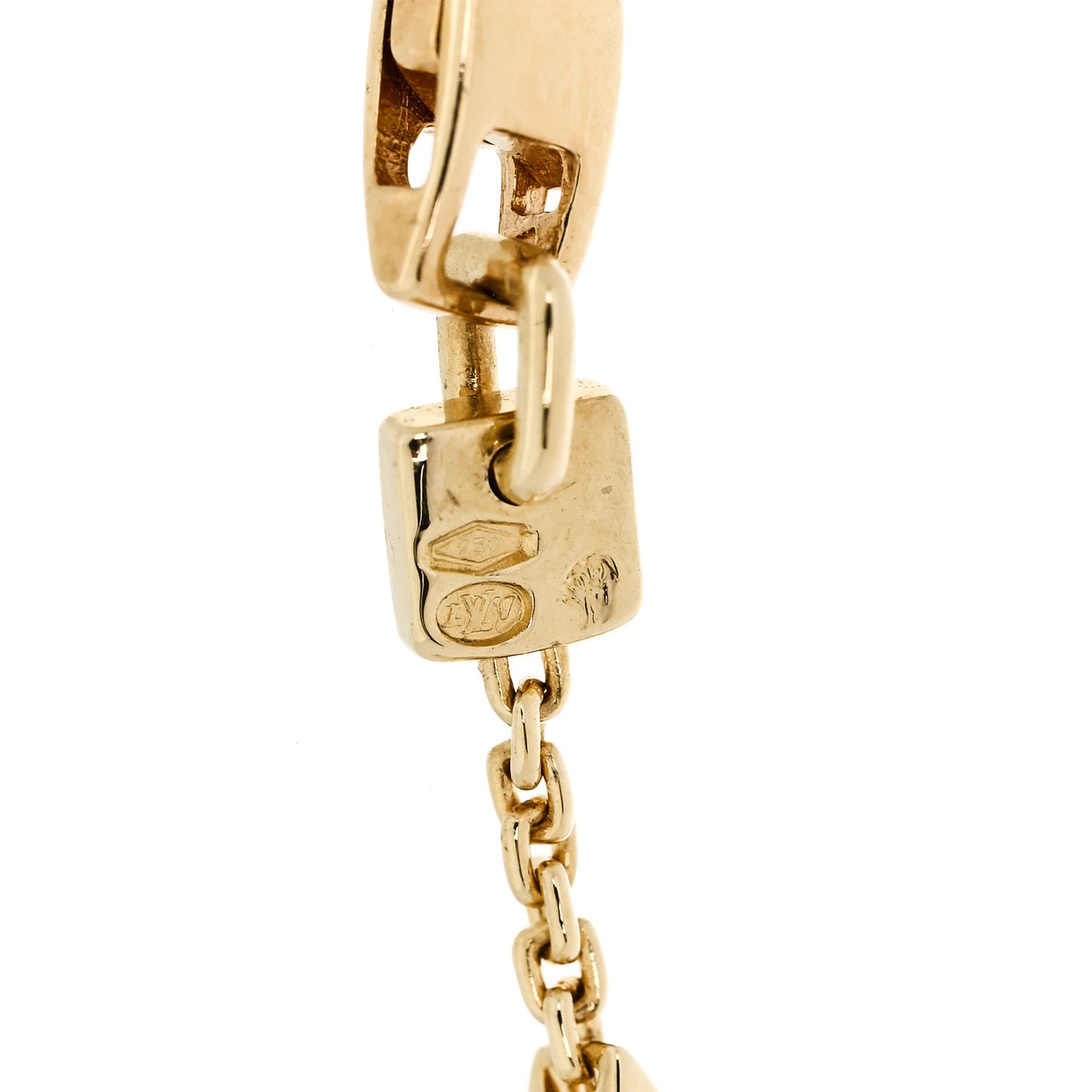 18K Yellow Gold Idylle Blossom Monogram Bracelet