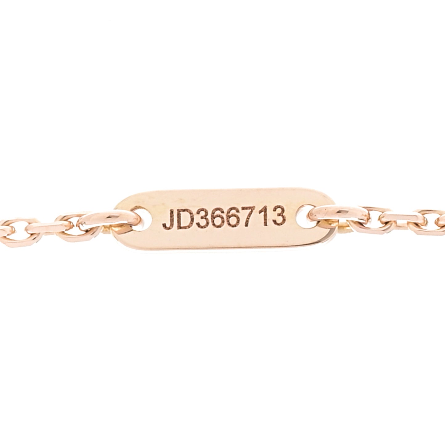 18K Rose Gold Carnelian Sweet Alhambra Pendant Necklace