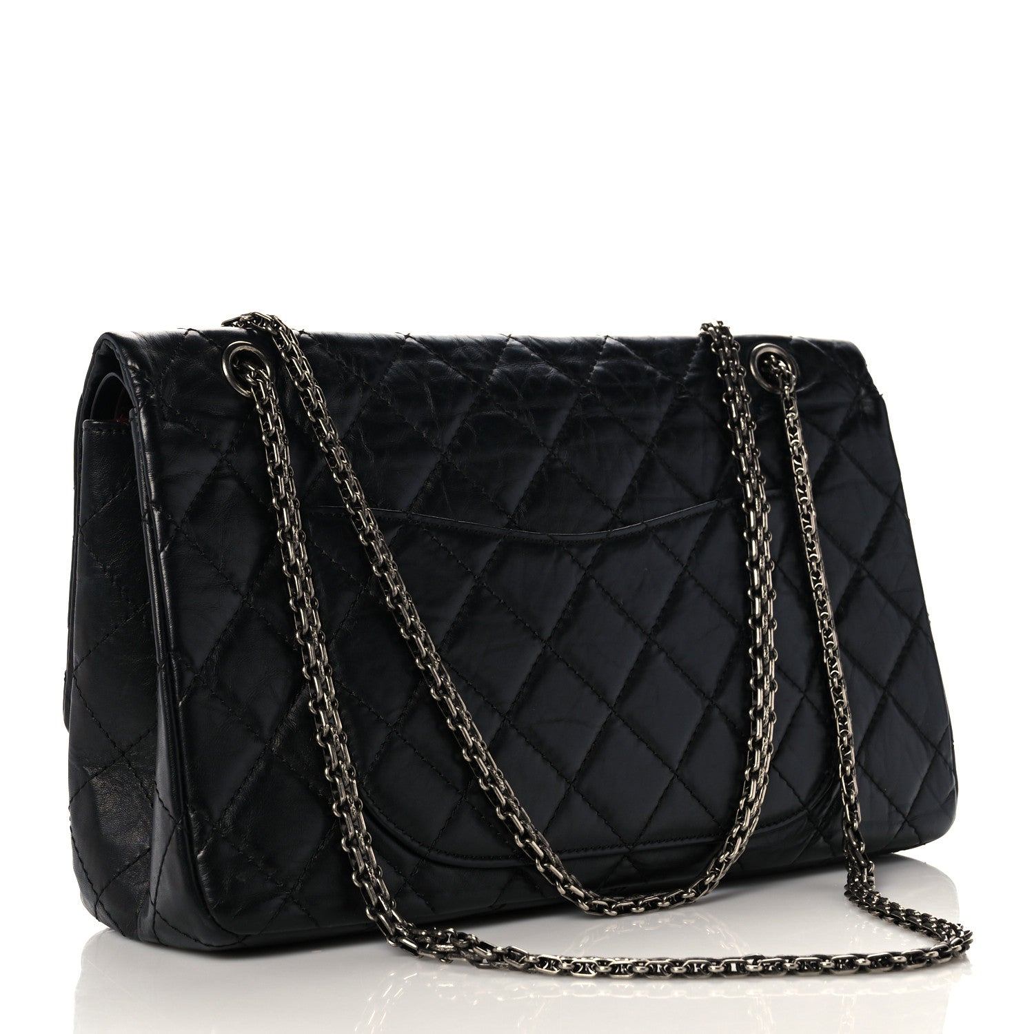 Chanel Aged Calfskin Quilted 2.55 Reissue 227 Flap Black 3 of 18